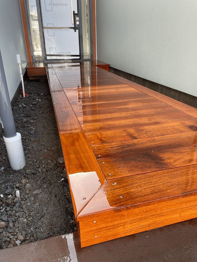 Deck and railing detail